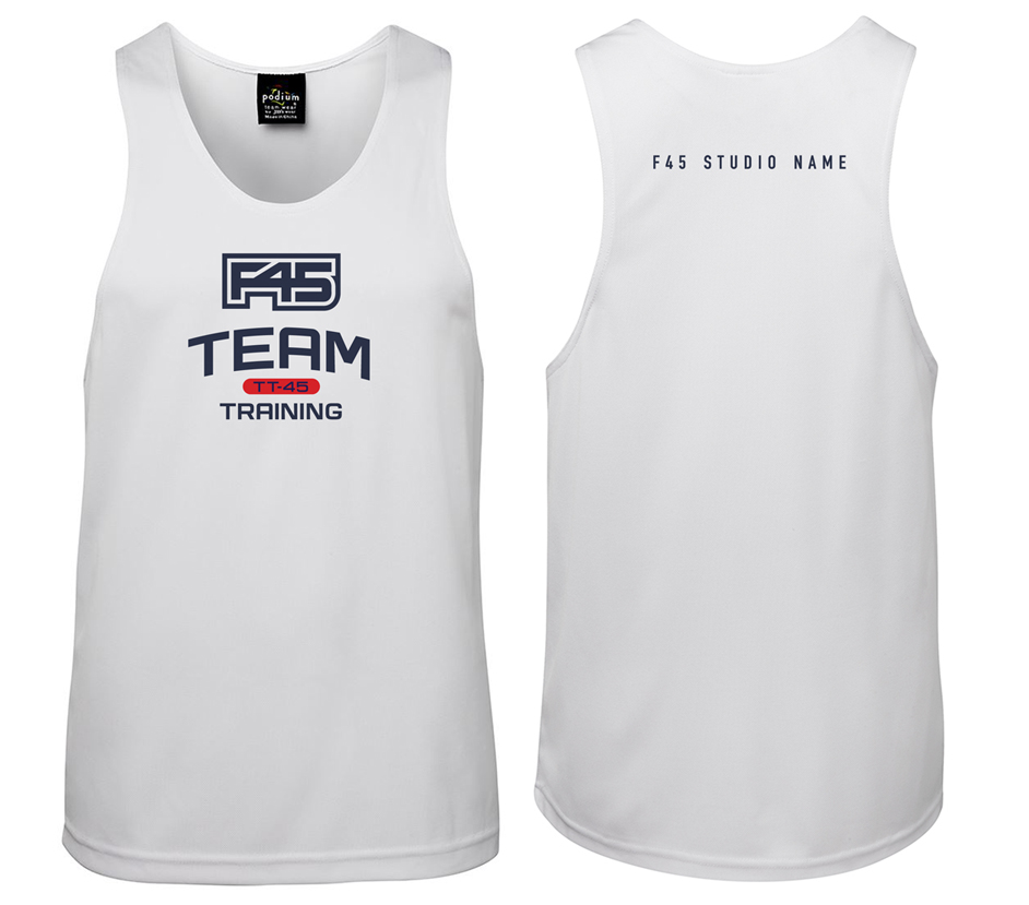Custom Polyester Tank Design #2 - White