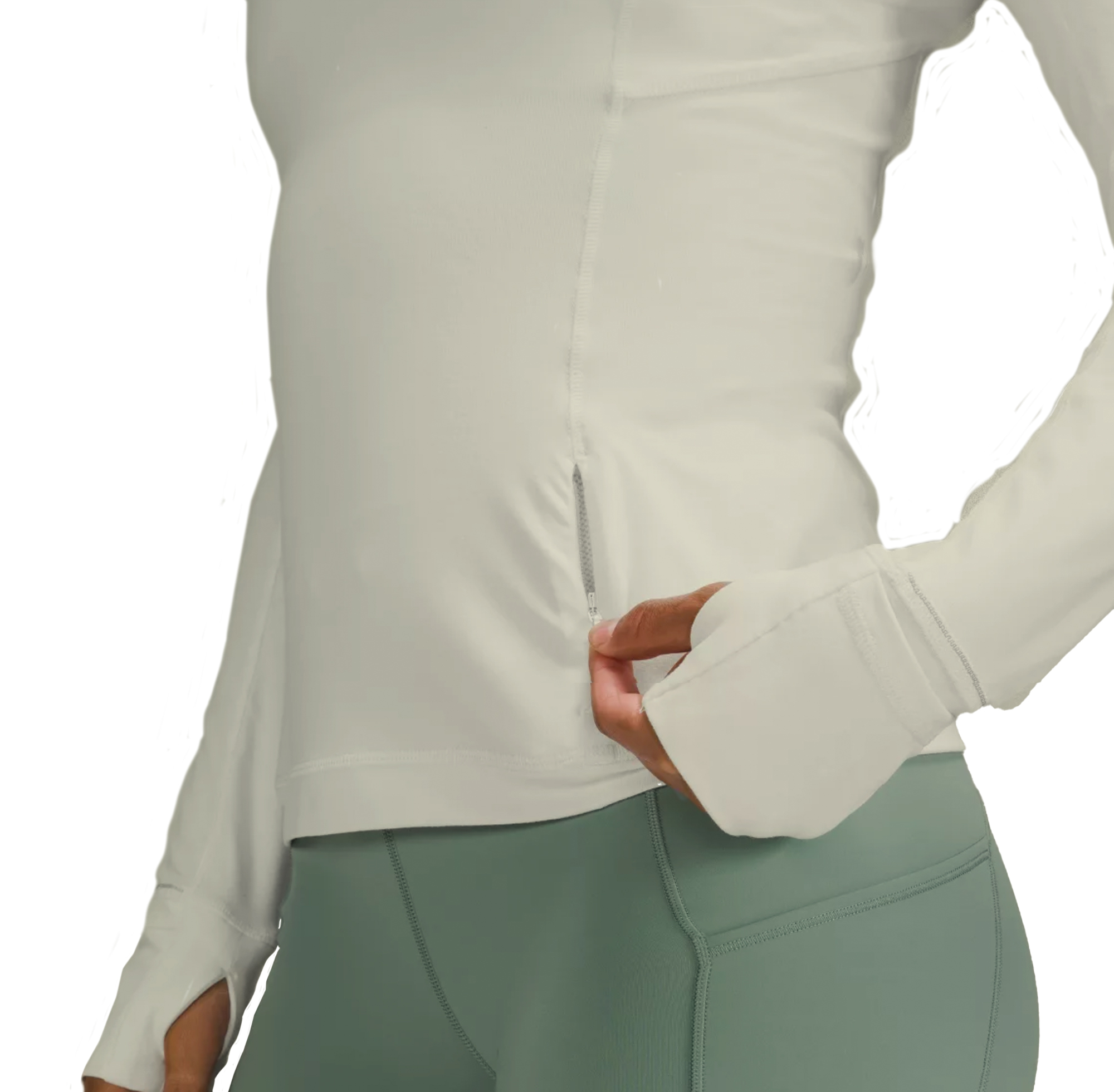 Lululemon It's Rulu Run Cropped Half Zip - Image 3