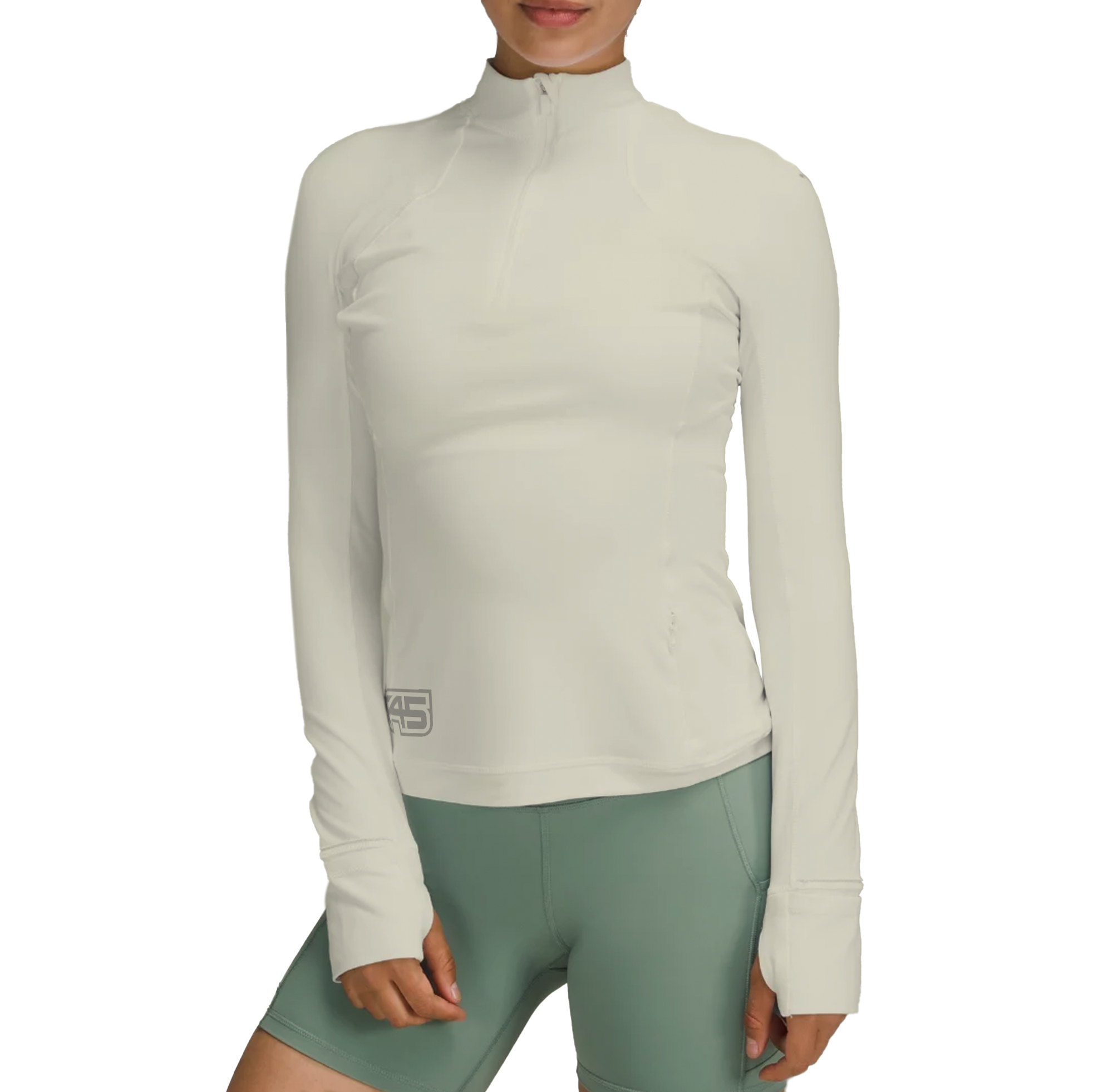 Lululemon It's Rulu Run Cropped Half Zip